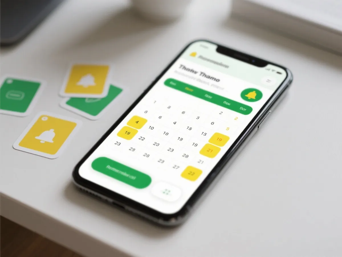 手机日历中的世界杯赛程示意图